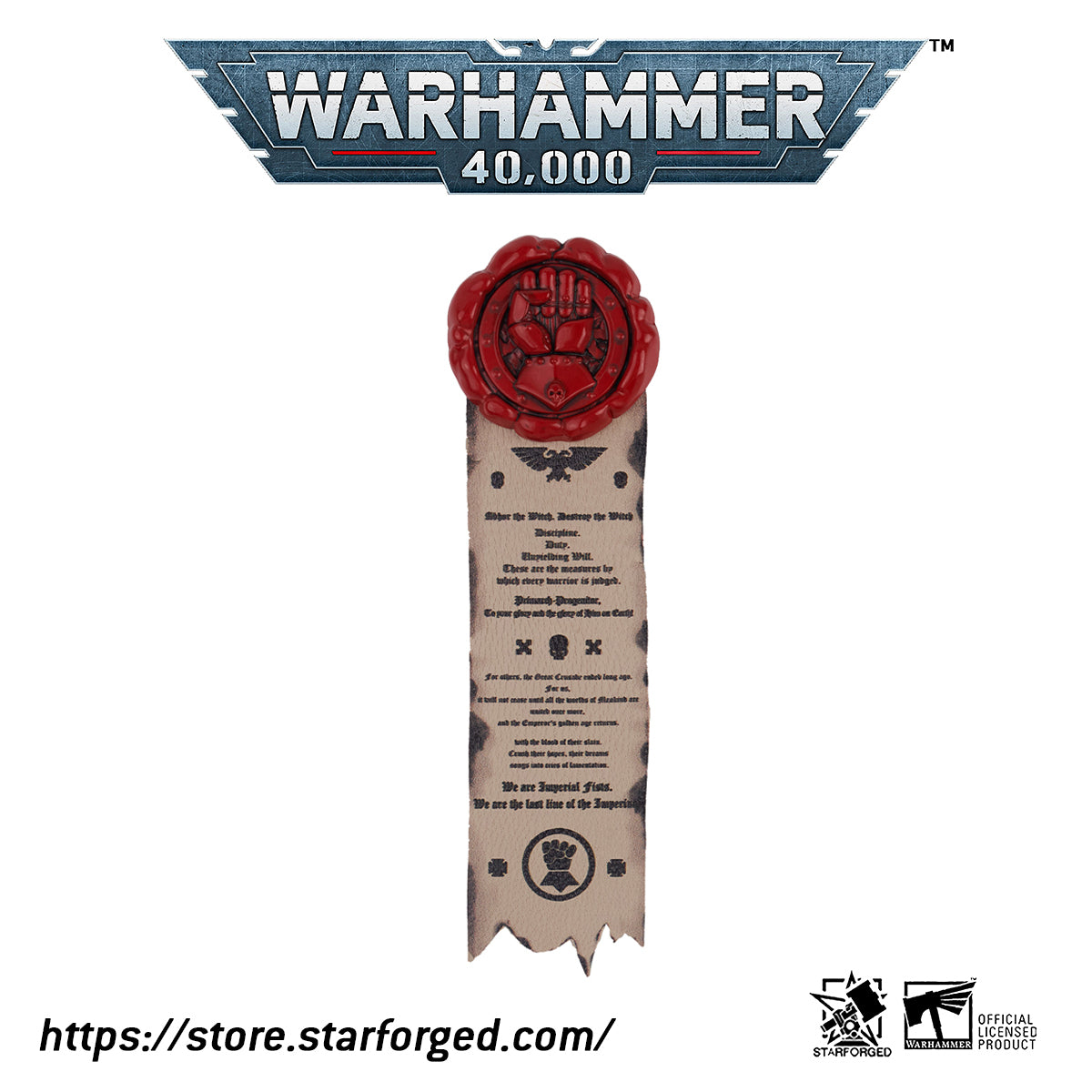Starforged Purity Seals Warhammer 40K New 2023 Fashion Men's accessories Imperial Fist & Space Wolf Brooch